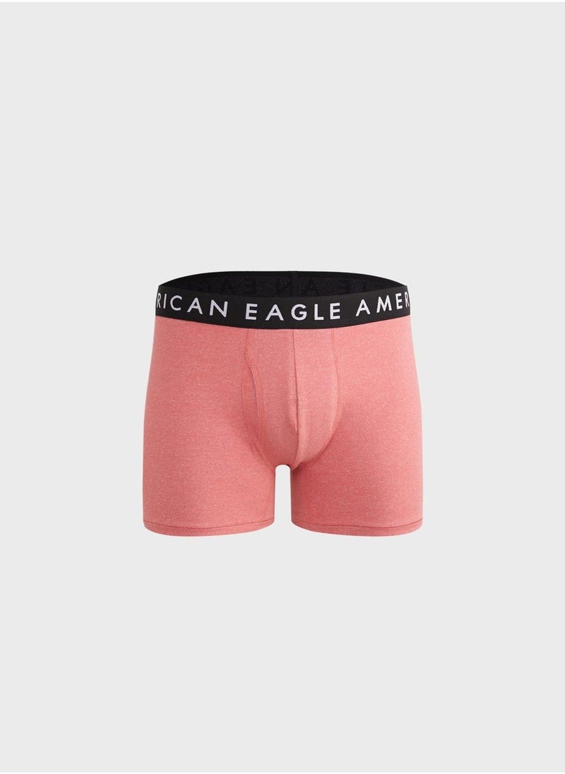 American Eagle - 3 Pack Logo Band Trunks - Image 1
