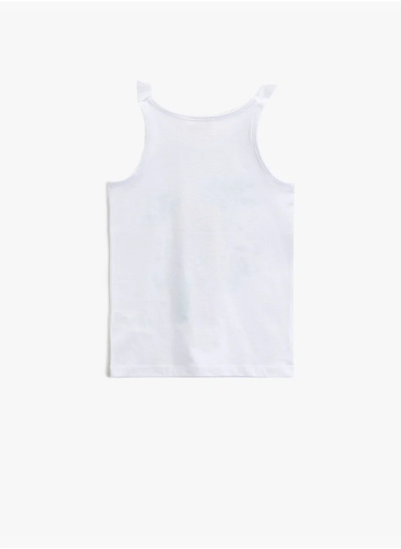 KOTON Printed Tank Top Cotton