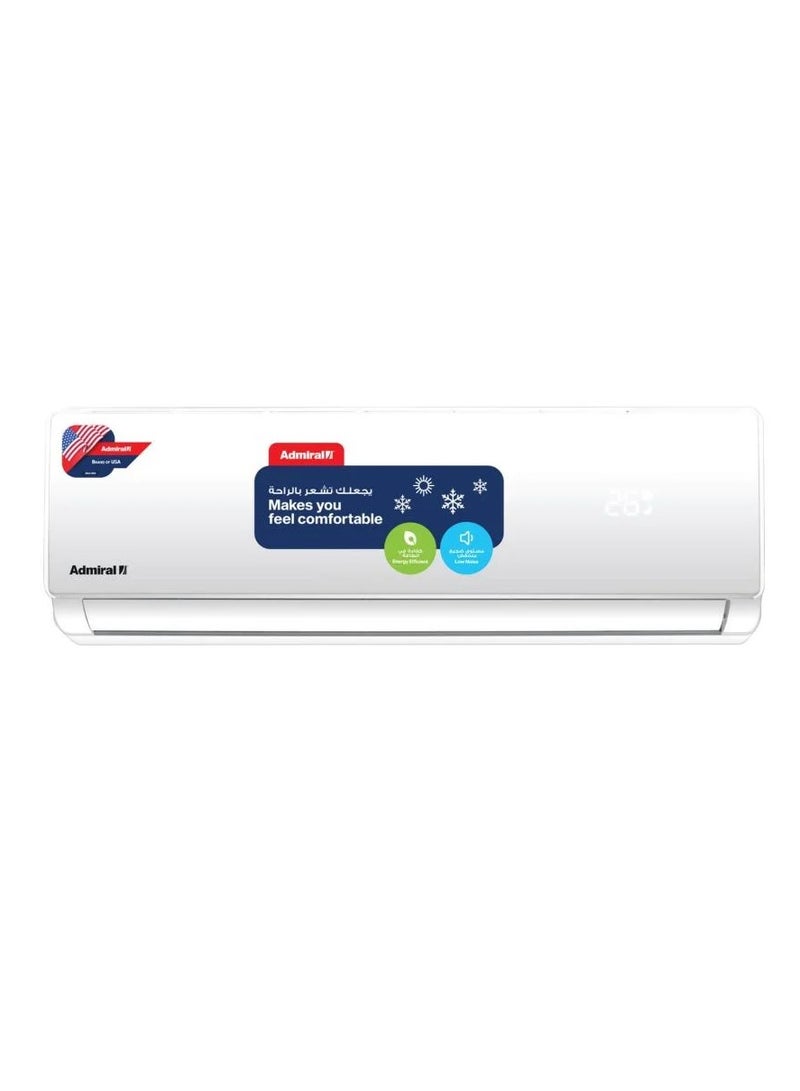 أدميرال مكيف هواء سبليت أدميرال، بارد، 12,600BTU، واي فاي - ADS12KCNP - Image 1