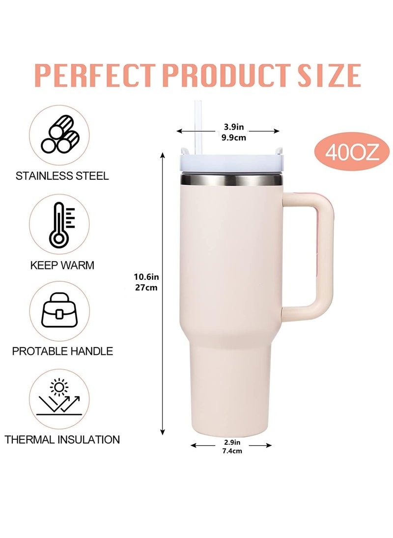 GIFUBOWA - Reusable Water Bottle 1200 ml Vacuum Travel Coffee Mug Gift for Car Gym Camp Home Office - Image 1