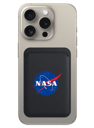 Magnetic Wallet, Compatible with MagSafe Wallet, for iPhone Wallet, for iPhone 16/15/14/13/12 Series, Not for iPhone 13/12 mini, 3 Card Holder, Vegan Leather, Black - Nasa CLassic - pzsku/Z44279B0E3858CD70F65FZ/45/_/1725117057/ea428d13-aa3d-4f96-b179-8cbefab12b6b