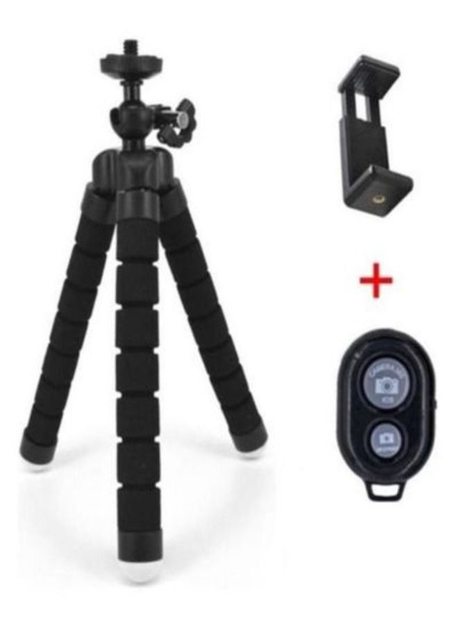 Lightweight and Compact Mini Tripod Black Black - Image 1