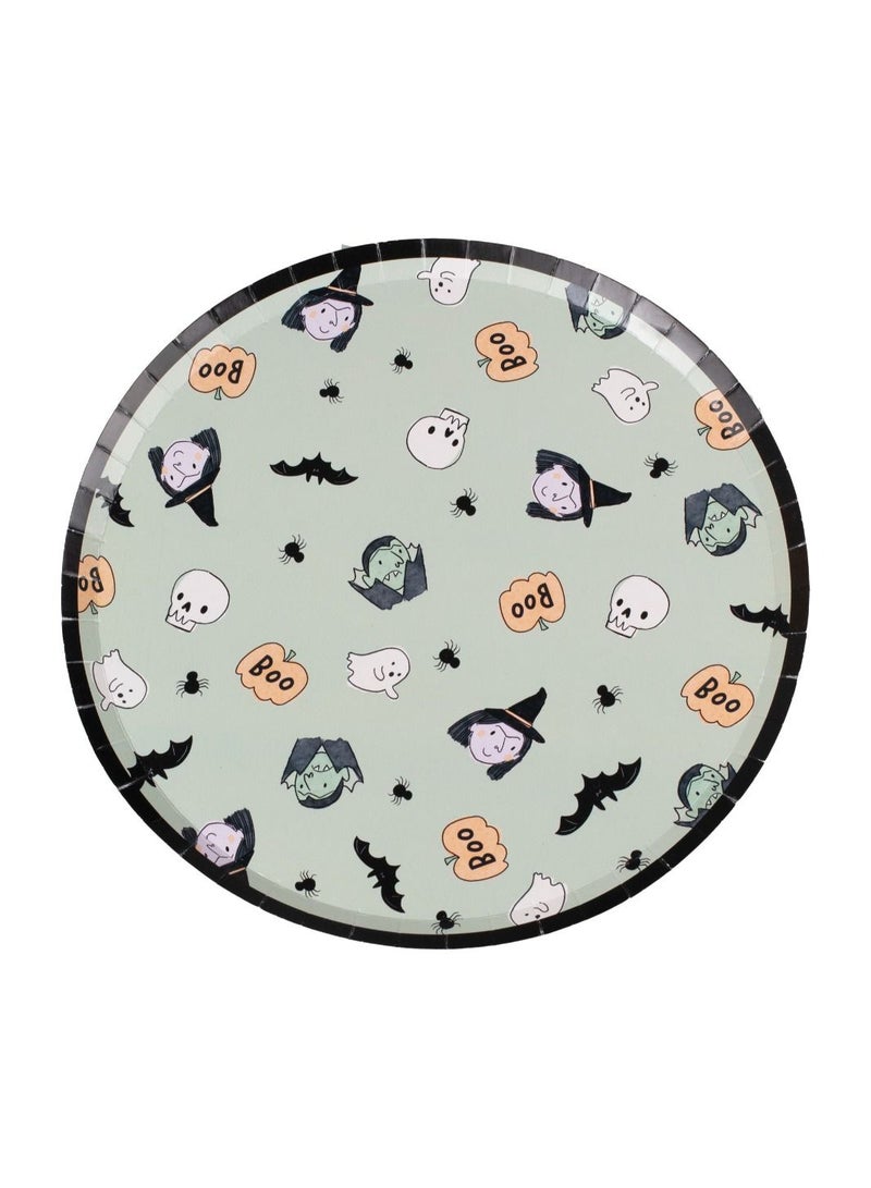 Ginger Ray Paper Plate - Boo Crew Characters - Image 1