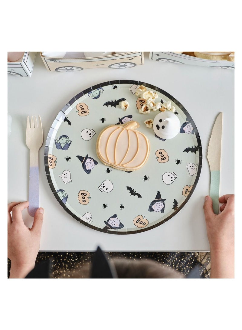 Ginger Ray Paper Plate - Boo Crew Characters - Image 2