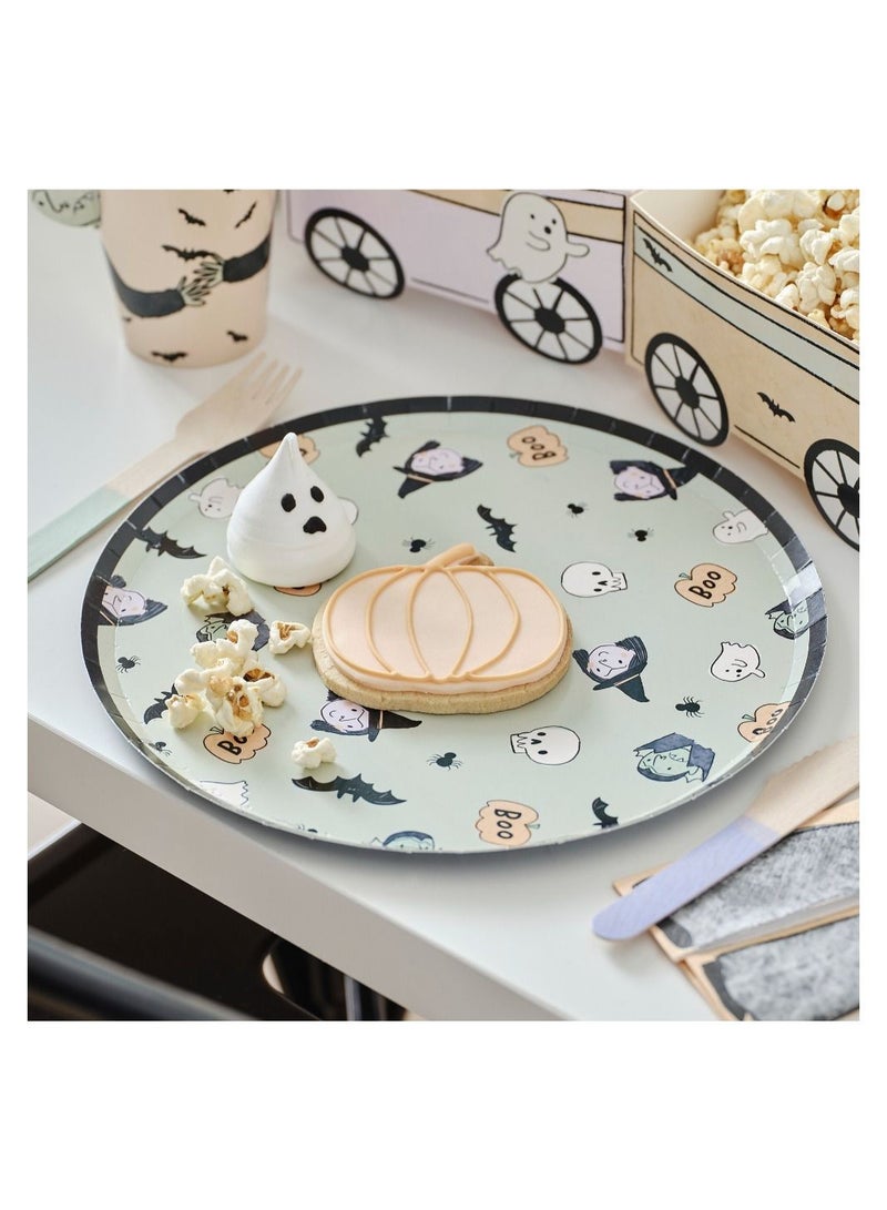 Ginger Ray Paper Plate - Boo Crew Characters - Image 3