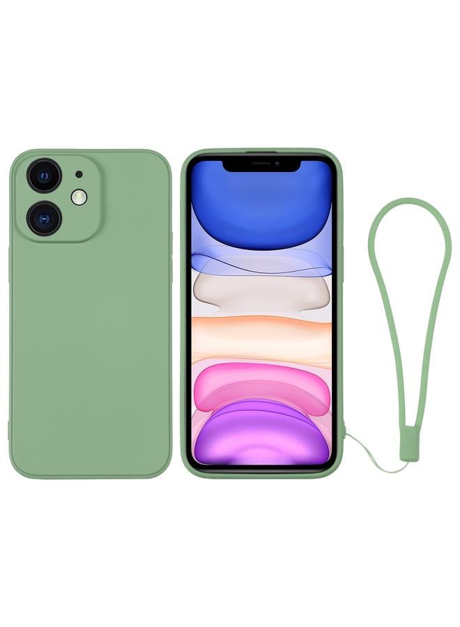 زبون جراب سيليكون لهاتف iPhone 11 مع حزام معصم - Image 1