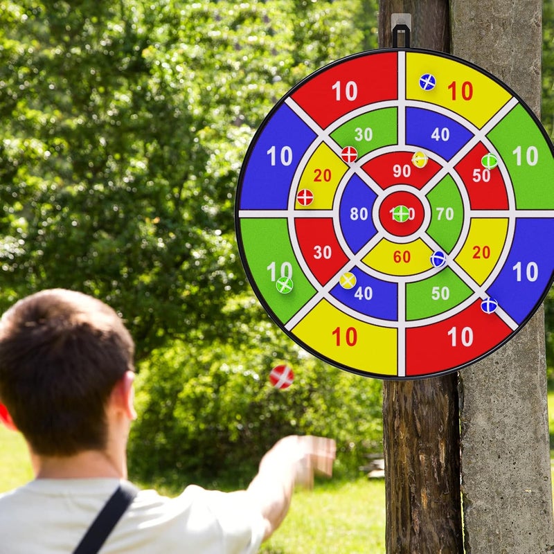 BooTaa 29" Large Dart Board for Kids with 12 Sticky Balls - Indoor/Outdoor Fun - Image 5
