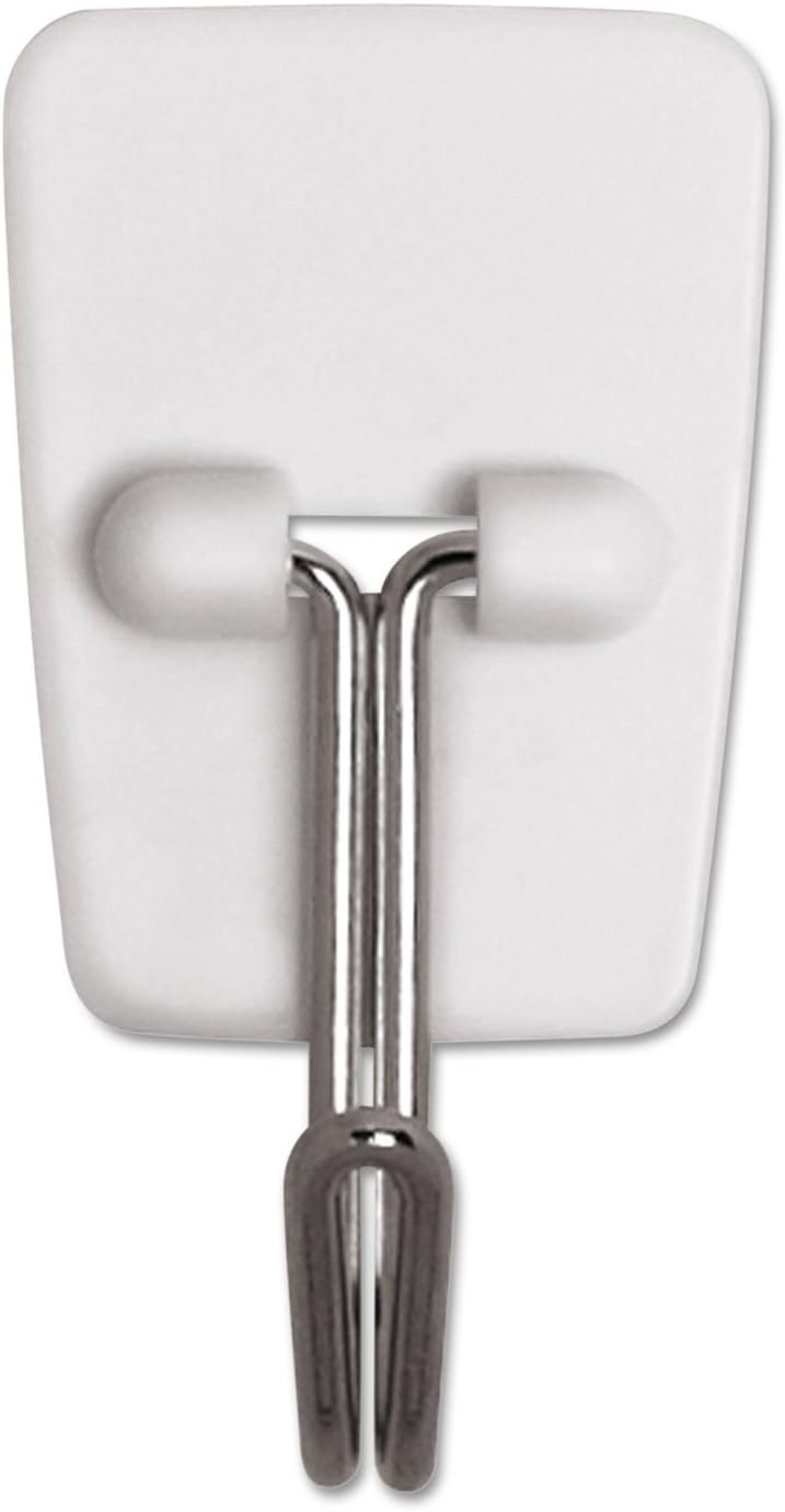 Command 3M 17067MPES General Purpose Hooks, Small, 0.5lb Cap, White, 28 Hooks & 32 Strips/Pack - Image 2