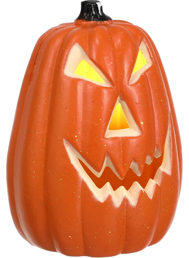 HI-FINE Halloween Pumpkin Light Led Decorative Pumpkin Lamp for Indoor Halloween Decor Realistic Design for Fall Celebrations for Parties and Thanksgiving Home Decoration - Image 2