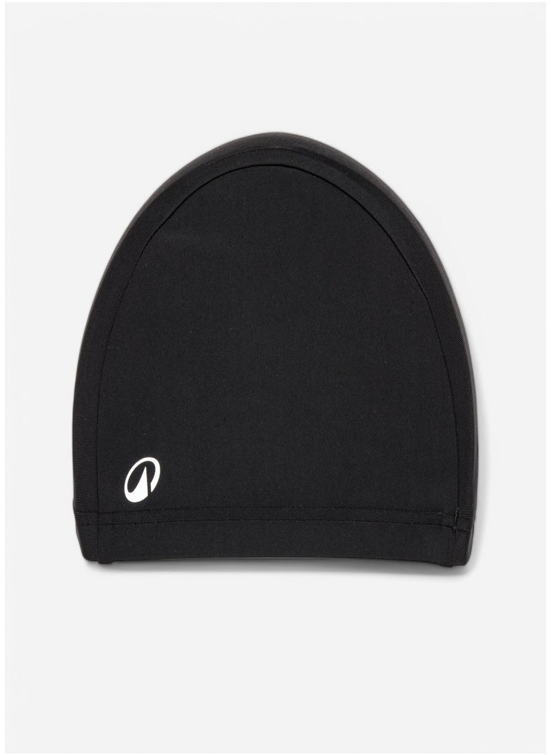 NABAIJI NABAIJI by DECATHLON, Fabric Swim Cap M Comfortable & Stretchable Black  - Image 1