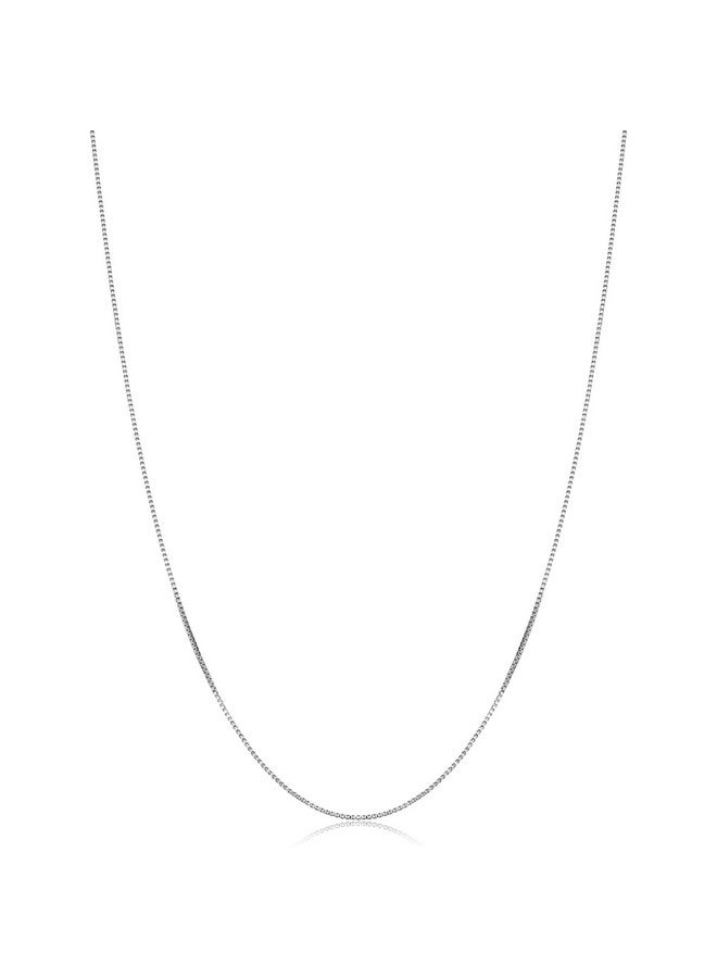 كول جوليري قلادة من الفضة الاسترلينية على شكل صندوق فينيسيا (0.8 مم، 18 بوصة) - Image 1