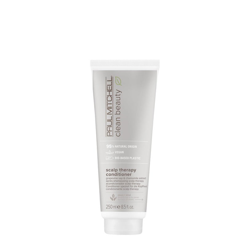 Paul Mitchell Clean Beauty Scalp Therapy Conditioner Gently Conditions Cools All Hair Types Especially Dry Oily Sensitive Scalps 85 fl oz
