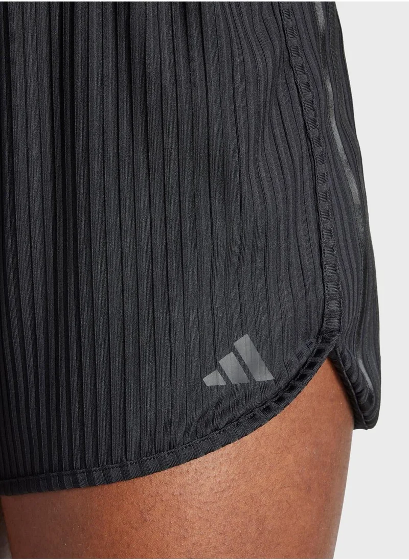 Adidas Pacer Gym 3 Stripe Shorts