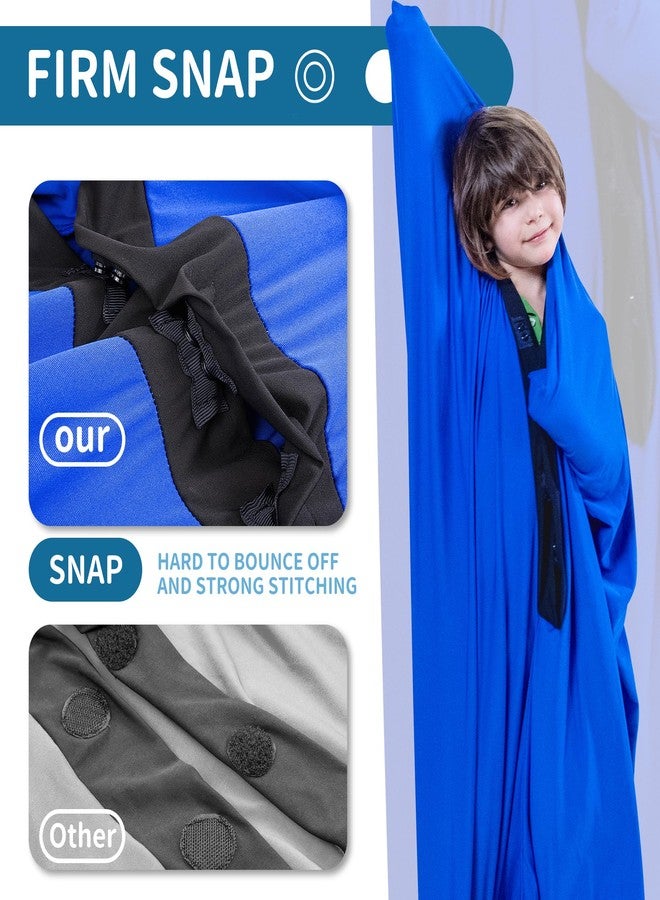 OUTREE Sensory Sock for Kids, Small,3-5 Years,39''×27'',Good for Height:2'9'' - 3'6'',Full Body Sock Provides Deep Pressure Input, Sensory Toys for Autistic Children with A Carrying Bag,Blue - Image 5