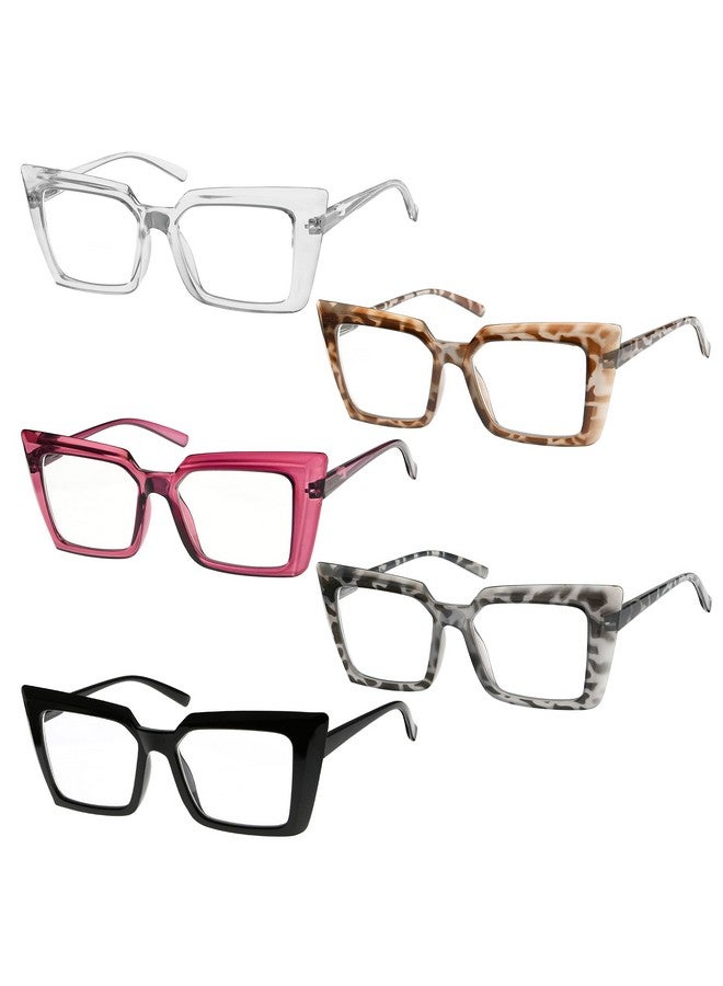 Eyekepper 5Pack Oversized Reading Glasses For Women Chic Readers +3.25 - Image 1