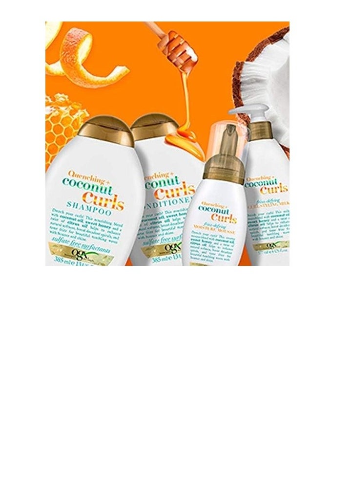 Ogx - Coconut Shampoo for Curly Hair 385 ml Sulfate Free - Image 1