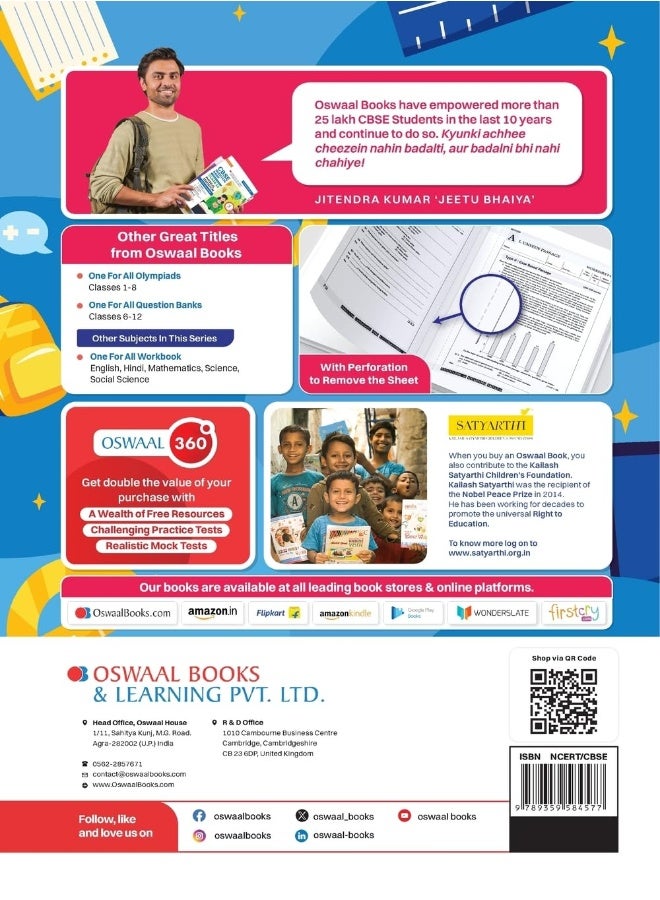 Oswaal NCERT & CBSE One for all Workbook | Sanskrit | Class 6 | Updated as per NCF | MCQ's | VSA | SA | LA | For Latest Exam - Image 2