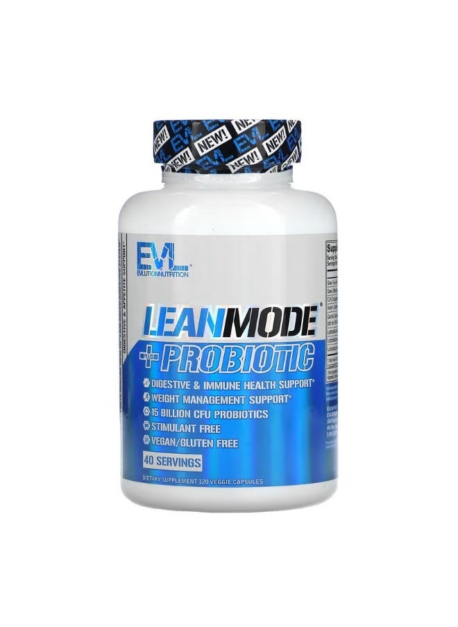 EVLUTION NUTRITION LeanMode  Probiotic 120 Veggie Capsules  - Image 1