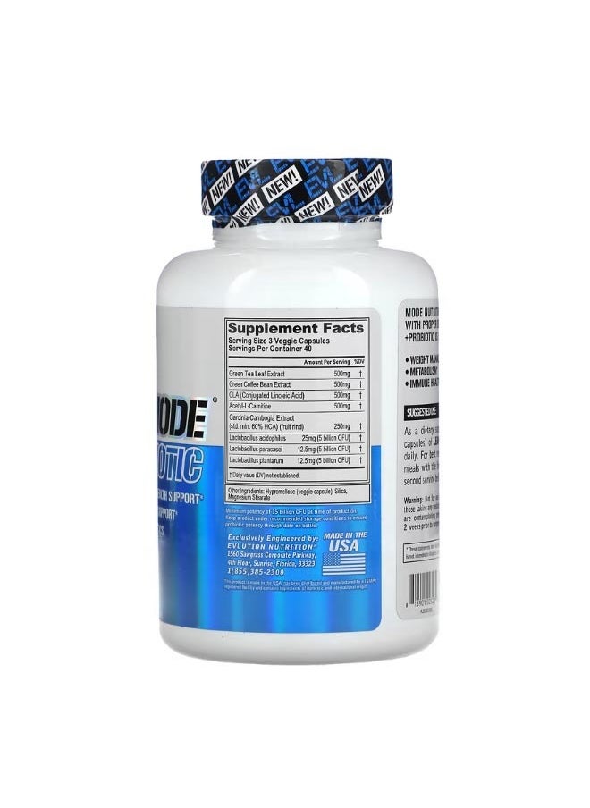 EVLUTION NUTRITION LeanMode  Probiotic 120 Veggie Capsules  - Image 2