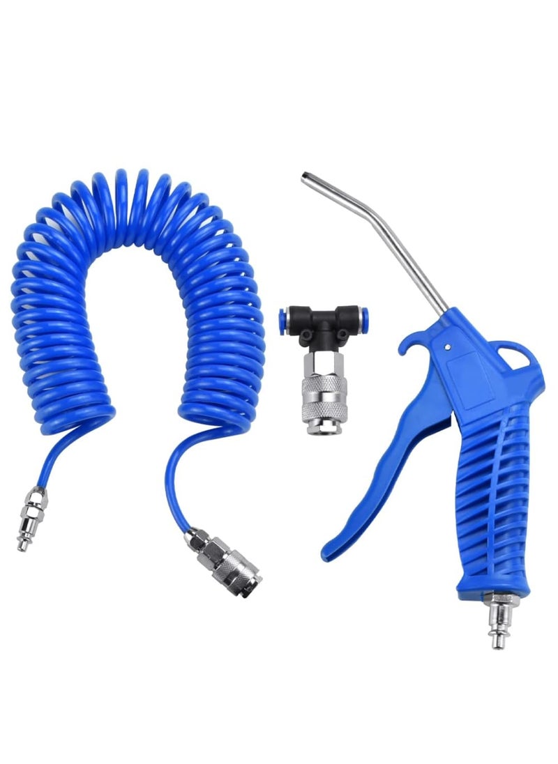 VTH WITH TAGLINE ABSOLUTE TOOLING SOLUTIONS VTH Air Blow Gun with 5 Metre Recoil Hose360 Degree Rotation Useful Cleaning Kit for Lorry Truck Car Max Pressure 10 Kgcm2  - Image 1