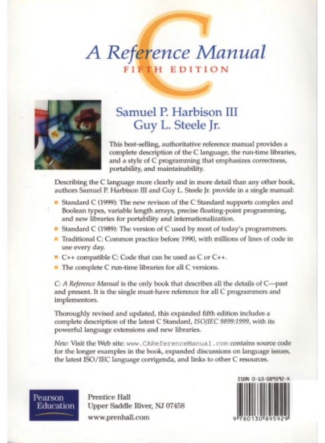 C: A Reference Manual FIFTH EDITION - Image 2
