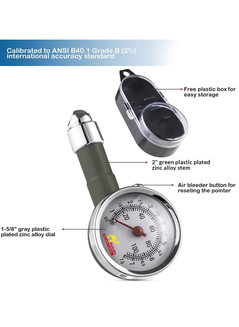 Golden Camel Heavy Duty Tire Pressure Gauge - Tire Air Pressure Gauge Air Pump Compact and Easy to Use - Image 3