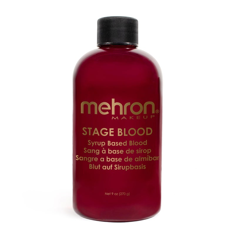 Mehron Makeup Stage Blood Realistic For Halloween Washable Fake Blood for Special FX Stage Screen Halloween Cosplay 9 oz Bright Arterial - Image 3