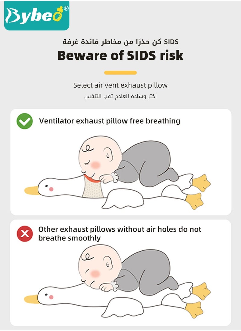 Bybeo - Baby Nursing Pillow, Breastfeeding Pillows for Babies, Infant Exhaust Pillow, Nursery Pillows, Newborn Soothing Doll for Sleeping and Relief of Flatulence - Image 1