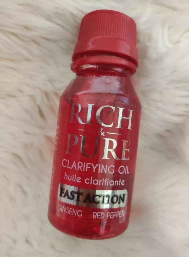Rich & Pure Clarifying Oil Fast Action Ginseng + Red  Pepper 60 ml