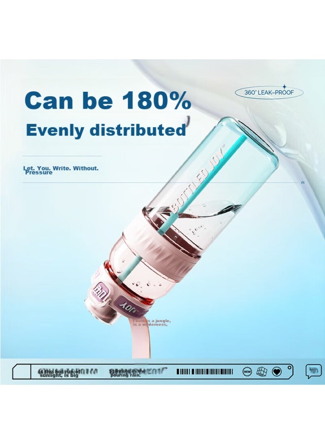 Bottled Joy Large Capacity Water Bottle, Sports Water Bottle, High Temperature Resistant, Plastic Water Cup, College Student Water Bottle - Image 4