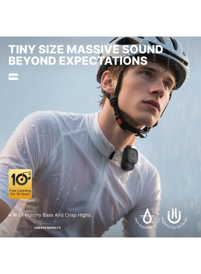 New Wearable Outdoor Mini Bluetooth Speaker, Ipx7 Waterproof Portable Speaker for Sports, Swimming, And Fitness, Ultra-Long Standby Time, Clip-On Bluetooth, Wearable Speaker with Microphone. - Image 5