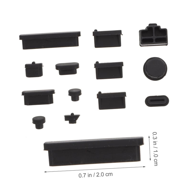 3 Set Computer Dust Plugs Compatible Dell Laptop Port Cover Set USB Port Dust Stopper Anti Dust Anti Moisture Protector - Image 3