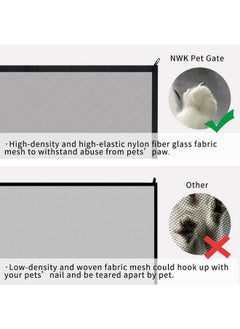 NWK Magic Gate Dog Gate for Stairs Pet Gate for The House Baby Gate Providing a Safe Enclosure for Pets and Babies to Play and Rest, 6 Hooks Design Prevent Dogs Going Through from Sides (30'' X 70'') - pzsku/Z4428E3DF9F5A26A57FB3Z/45/_/1736571383/b3976667-d9dc-4016-b47b-f25f3688ef00