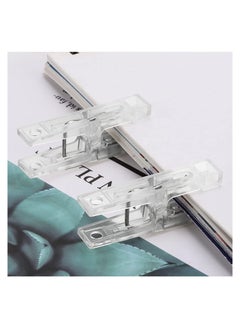 SYOSI 40 Pcs Plastic Clothespins Clear Plastic Towel Clips Laundry Clothes Pins Clips Clothes Drying Line Pegs for Towels Clothespins for Hanging Clothes  - Image 3