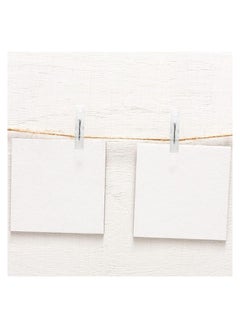 SYOSI 40 Pcs Plastic Clothespins Clear Plastic Towel Clips Laundry Clothes Pins Clips Clothes Drying Line Pegs for Towels Clothespins for Hanging Clothes  - Image 5