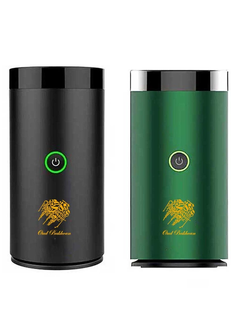 عود بخوان مبخرة كهربائية بخور USB مبخرة خضراء للسيارة والمنزل والمكتب  - Image 4