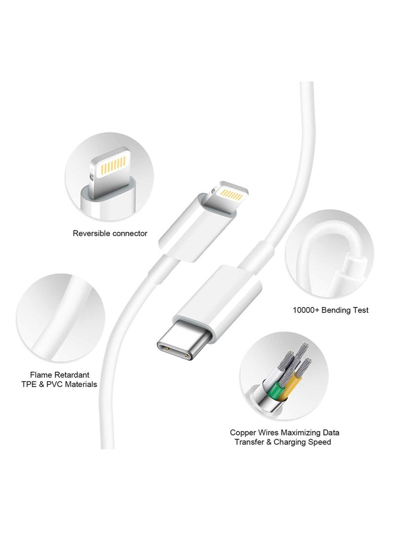 Generic - iPhone 14 pro max12 13 14 Fast Charger [Apple MFi Certified]Lightning Cable 20W PD USB C Wall Charger 2-Pack 6FT Fasting Charging Adapter Compatible with iPhone 14 /14 Pro Max/13/13Pro/12/12 Pro/11 - Image 1