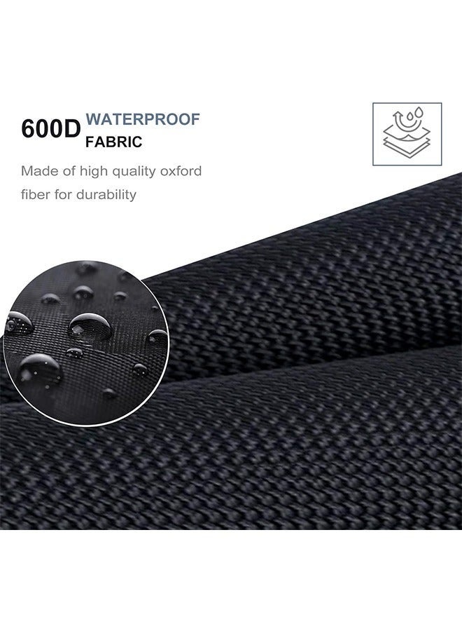 Bukela Car Trunk Organizer Storage for SUV Car Organizers Accessories Adjustable Straps with 8 Pockets Collapsible 66L Oxford Trunk Organizer for Women/Men Black - Image 4