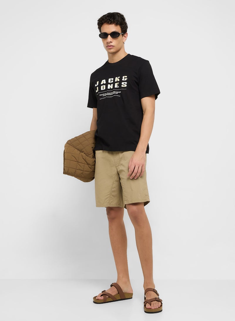 JACK & JONES JCORECHARGE FRONT BRANDING TEE CREW NECK  - Image 4