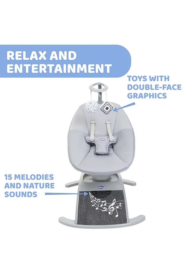شيكو Comfy Wave Swing 0-9 kg, Silverspring