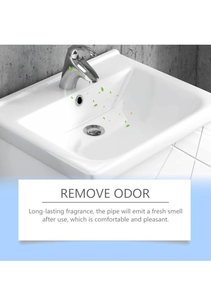 Sewer Deodoriser Pipe Unblocker, Drain Clog Remover and Cleaner, Toilet, Kitchen, Bathroom Drain Cleaning Agent, Quick Unclogging Sewer Cleaner, Convenient to Use, Quick to Unclog 150g - Image 4