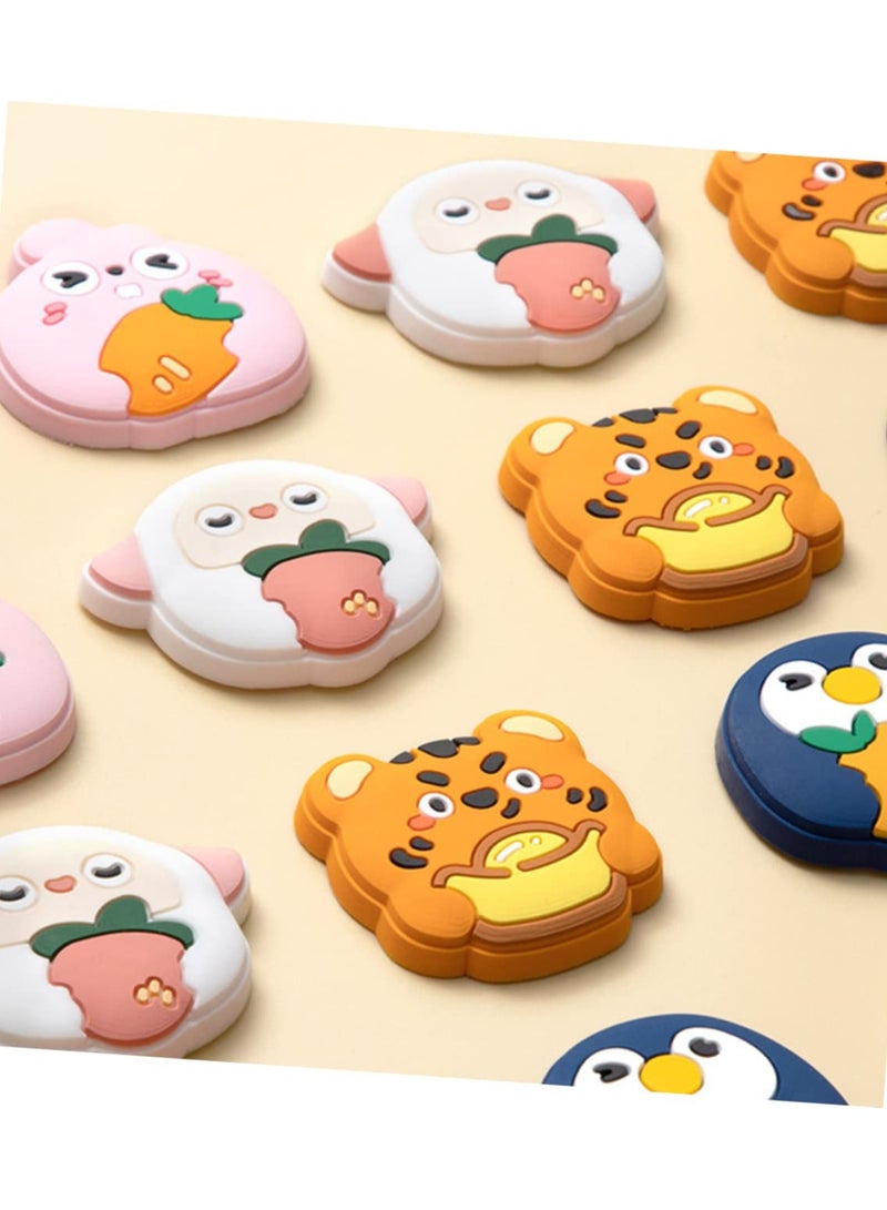 SOLARAE Anti-Collision Rubber Pad Door Wall Protector Furniture Bumpers Silicone Table Protector Door Knob Wall Shield Door Stopper Wall Shield Cabinet Door Knobs Door Knob Stopper(Set of 12) - Image 3