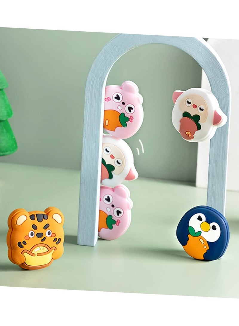 SOLARAE Anti-Collision Rubber Pad Door Wall Protector Furniture Bumpers Silicone Table Protector Door Knob Wall Shield Door Stopper Wall Shield Cabinet Door Knobs Door Knob Stopper(Set of 12) - Image 2