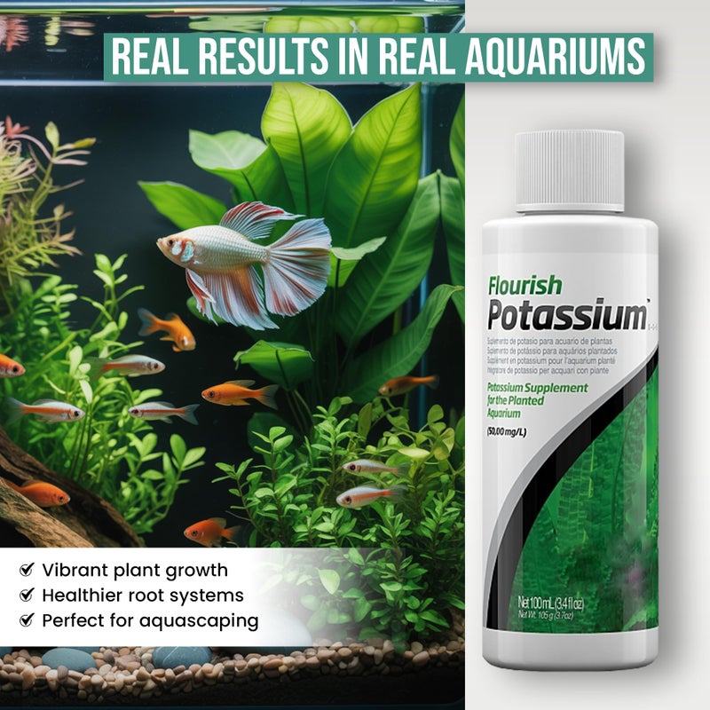 Trinity Treats Flourish Potassium 100ML Flourish Nitrogen 100 ML Supplement for The Planted Aquarium, Including Trinity Treats Microfiber Cleaning Cloth (Flourish Potassium, Flourish Nitrogen) - Image 5