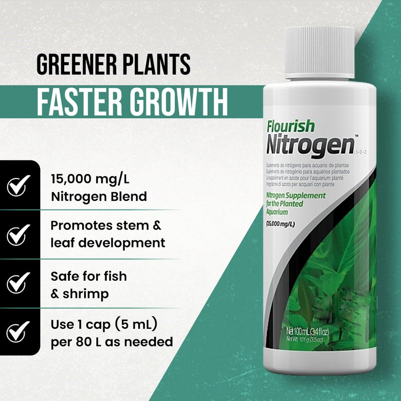 Trinity Treats Flourish Potassium 100ML Flourish Nitrogen 100 ML Supplement for The Planted Aquarium, Including Trinity Treats Microfiber Cleaning Cloth (Flourish Potassium, Flourish Nitrogen) - Image 4