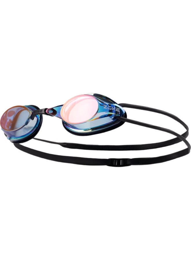 ZOKE Adult Myopia High-Definition Anti-Fog Waterproof Unisex Training Electroplated Swimming Goggles 624501303, Black, 300 Degrees - Image 1