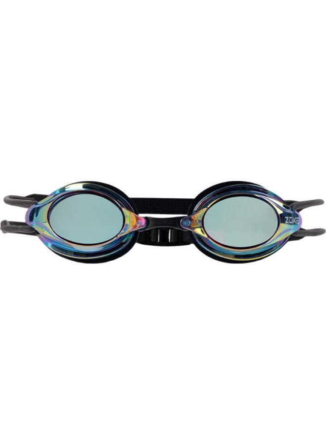 ZOKE Adult Myopia High-Definition Anti-Fog Waterproof Unisex Training Electroplated Swimming Goggles 624501303, Black, 300 Degrees - Image 2