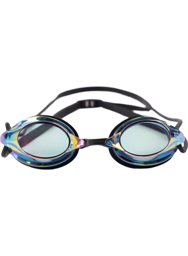 ZOKE Adult Myopia High-Definition Anti-Fog Waterproof Unisex Training Electroplated Swimming Goggles 624501303, Black, 300 Degrees - Image 3