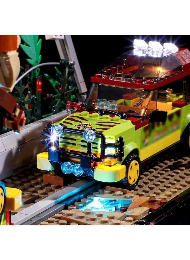 BRIKSMAX BRIKSMAX Light for Lego T. rex-Breakout 76956 - Led Lighting Kit Compatible with Lego 76956 - Not Include The Lego Set  - Image 2