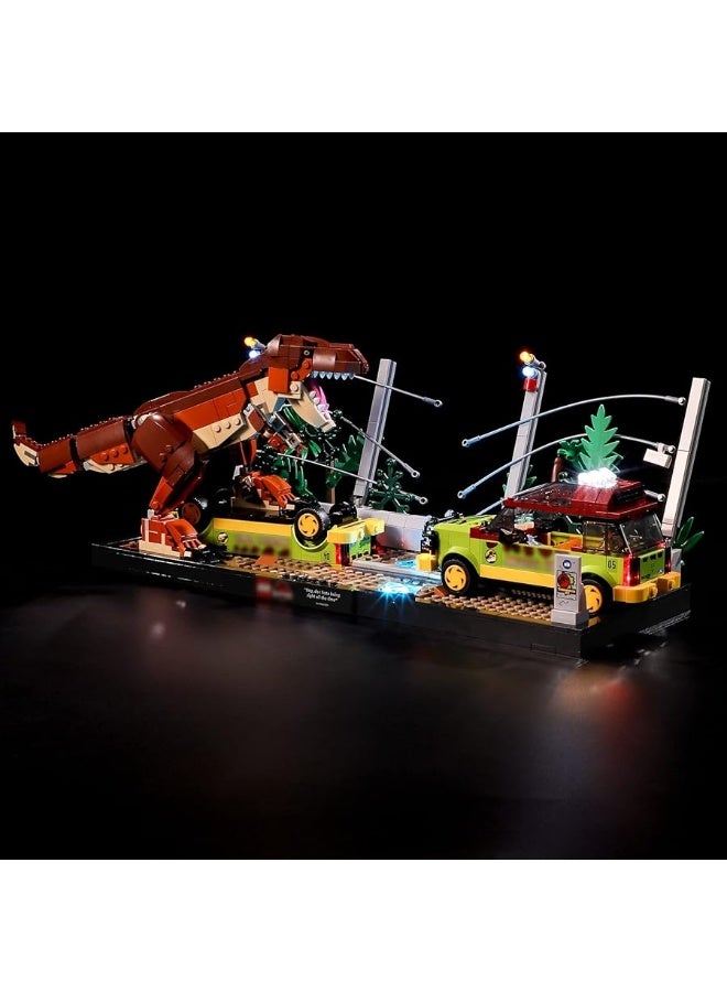 BRIKSMAX BRIKSMAX Light for Lego T. rex-Breakout 76956 - Led Lighting Kit Compatible with Lego 76956 - Not Include The Lego Set  - Image 4